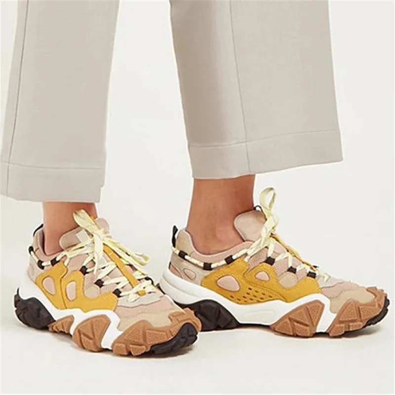 

Shoes Woman Leather Dirty Women Shoes Oxford обувь женская Driving Shoes Women Patchwork Zapatos De Mujer Platform Dad Shoes Gym