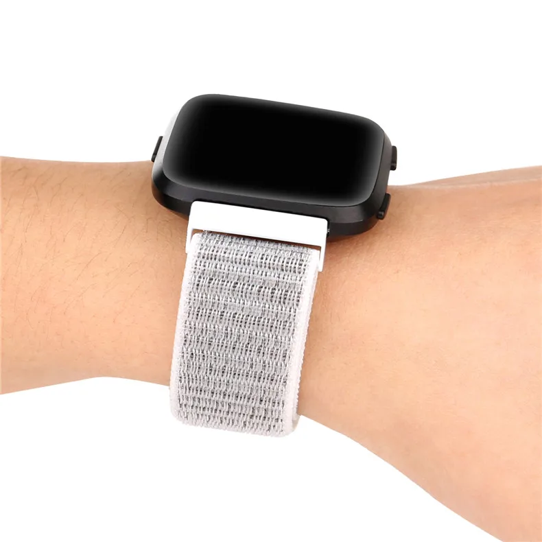 Спортивная петля ремешок для Fitbit versa/versa 2/versa lite correa нейлоновый браслет ремень дышащий fitbit versa аксессуары для часов