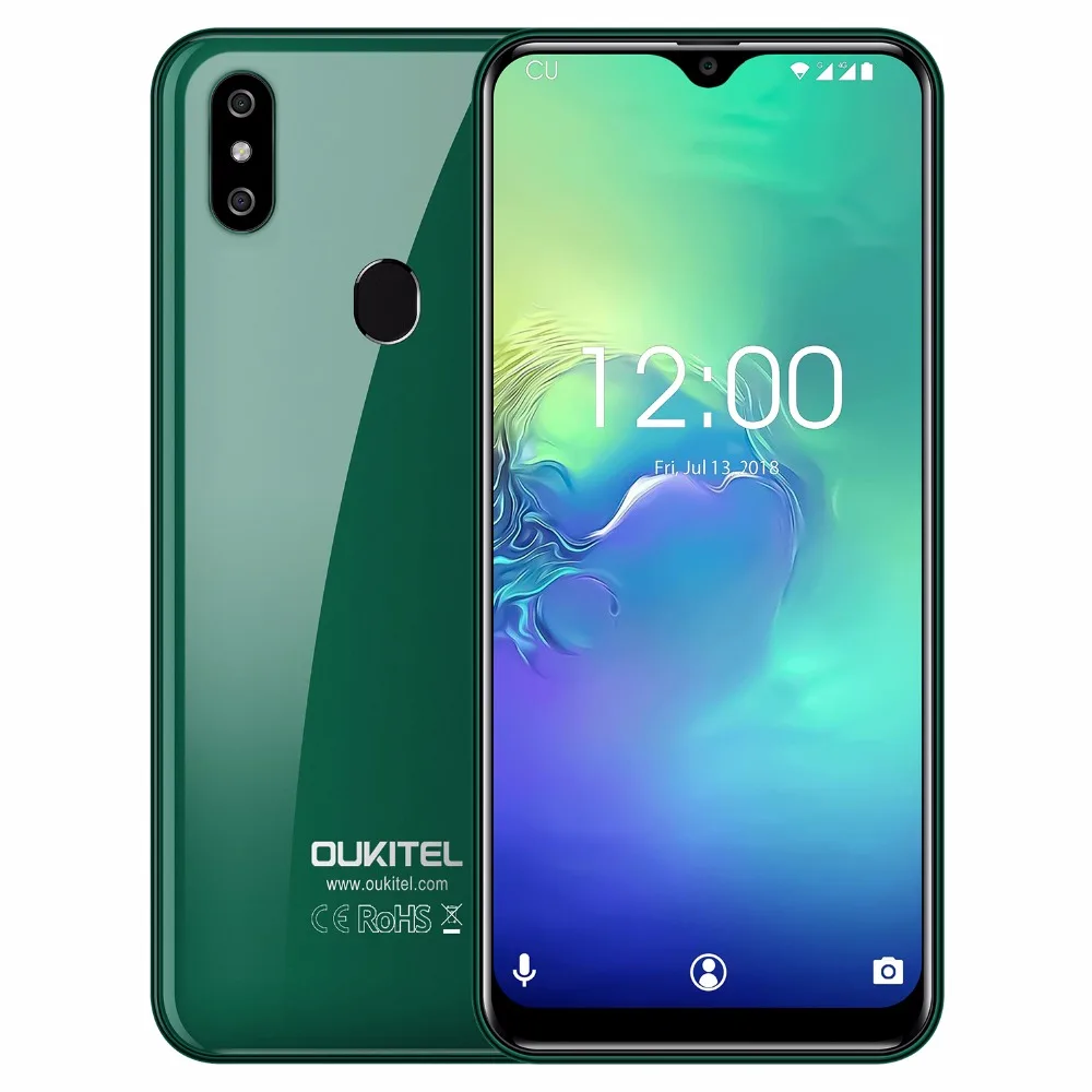 OUKITEL C15 Pro 2 Гб 16 Android 9,0 мобильный телефон MT6761 отпечатков пальцев уход за кожей лица ID 4 г LTE смартфон 2,4 г/5 Wi Fi капли воды экран