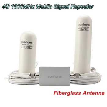 

1pcs SUNHANS SH-DA1800-M2 4G 1800MHz Signal Booster Amplifier with 15dBi/10dBi Fiberglass Antenna