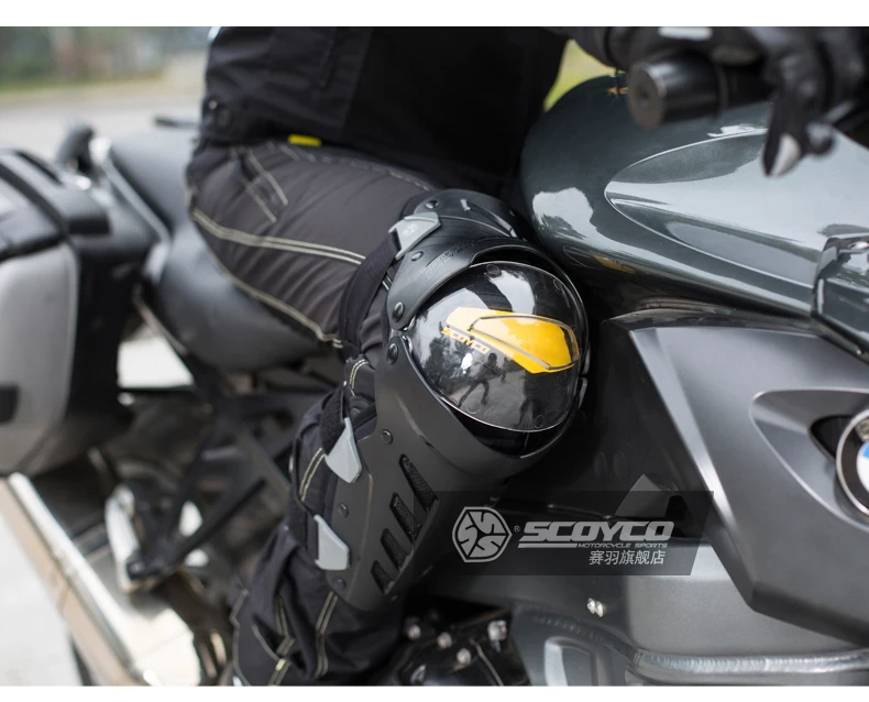 SCOYCO мотоциклетный защитный наколенник налокотник локомотив против падения защитное оборудование колено локоть CE сертификация