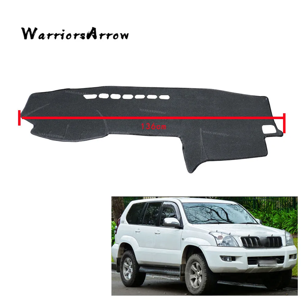 

WarriorsArrow Inner Auto Dashboard Cover Dashmat Dash Mat Pad Sun Shade Dash Board Cover Carpet Protective Mat For Toyota Prado