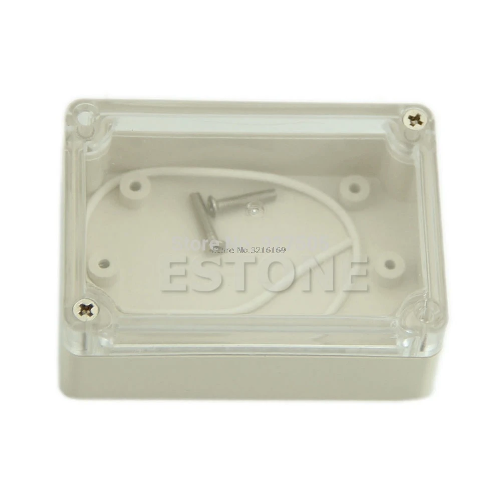 

For 85x58x33mm Waterproof Clear Cover Plastic Electronic Project Box Enclosure CASE Promotion