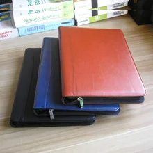 А4 искусственная кожа папка для файлов сумки менеджера для документов Мужская Женская Сумка для документов карта kantoor ringbagd mappen A4 калькулятор 1311