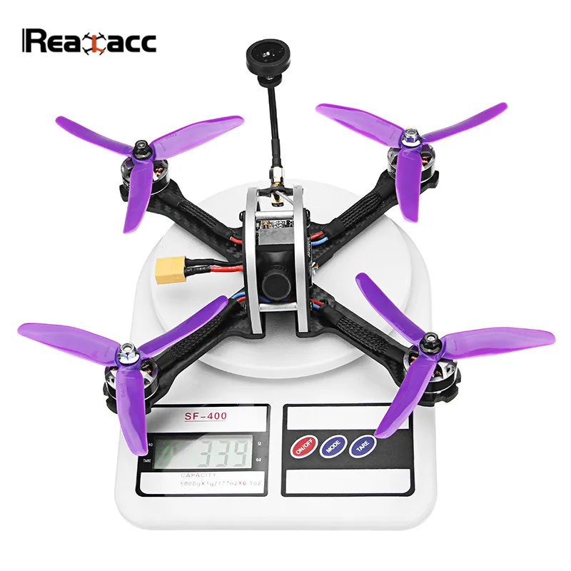 Realacc Real5 215 мм небольшой гоночный Дрон с видом от первого лица с самонастраиваемым устройством с F4 25/200/600 мВт VTX 800TVL Камера модели RC Полетный контроллер X220S X220