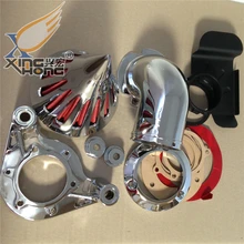 Aftermarket free shipping motor parts Spike Air Cleaner for Harley Davidson 2008-2012 Dyna Electra Glide FLHX Road King CHROME