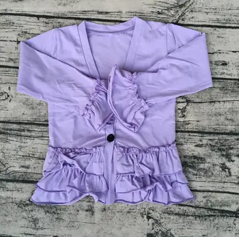 

latest fashion wholesale fall winter toddler jackets outerwears kids winter clothes Baby Girls' Sweater Girls ruffle Cardigan