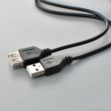 USB кабель-удлинитель, Супер Скоростной USB 2,0 кабель для мужчин и женщин, 1 м, кабель-удлинитель для синхронизации данных USB 2,0