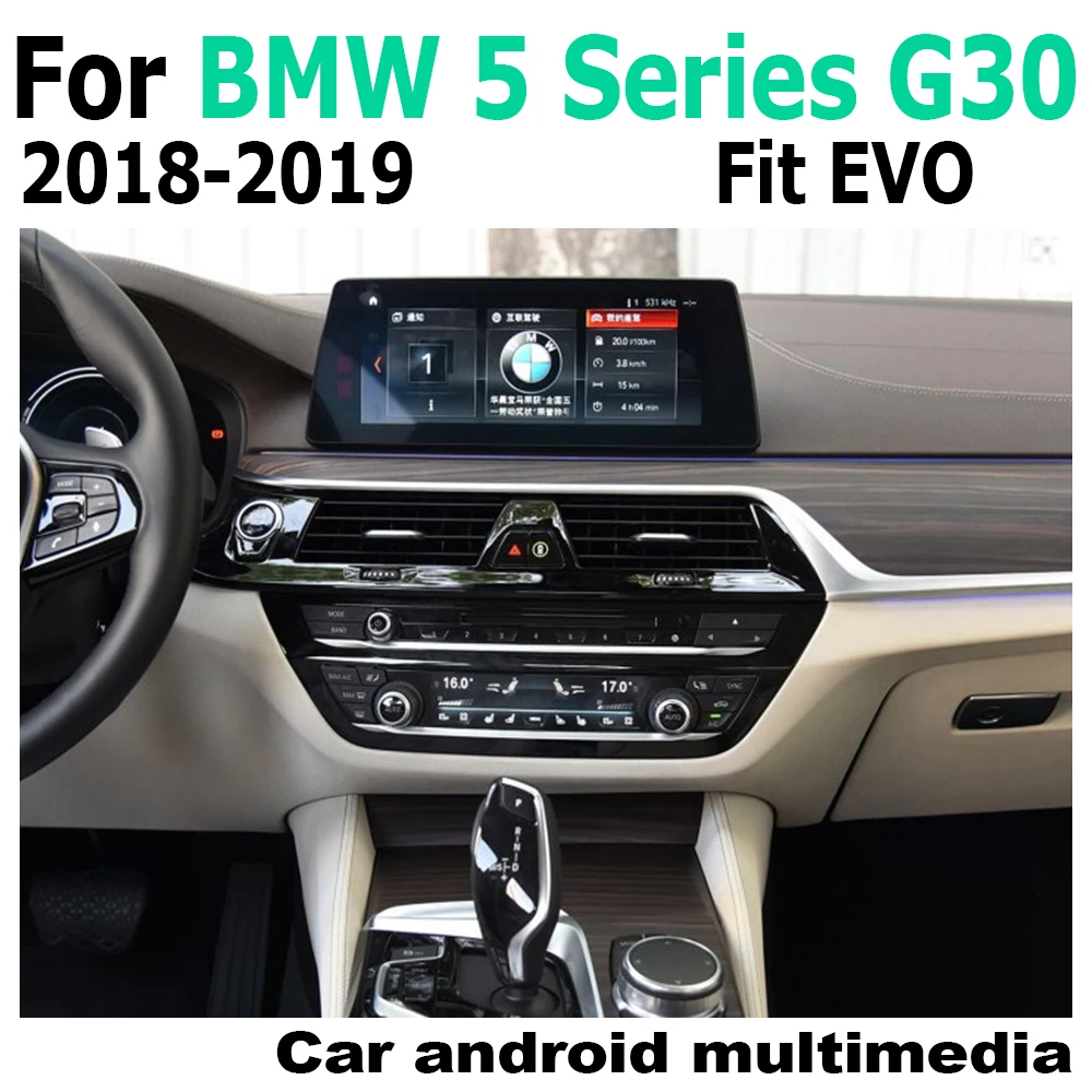 

Car Android Touch Screen Multimedia Player Stereo Display navigation GPS For BMW 5 Series G30 2018-2019 EVO Audio Radio Media