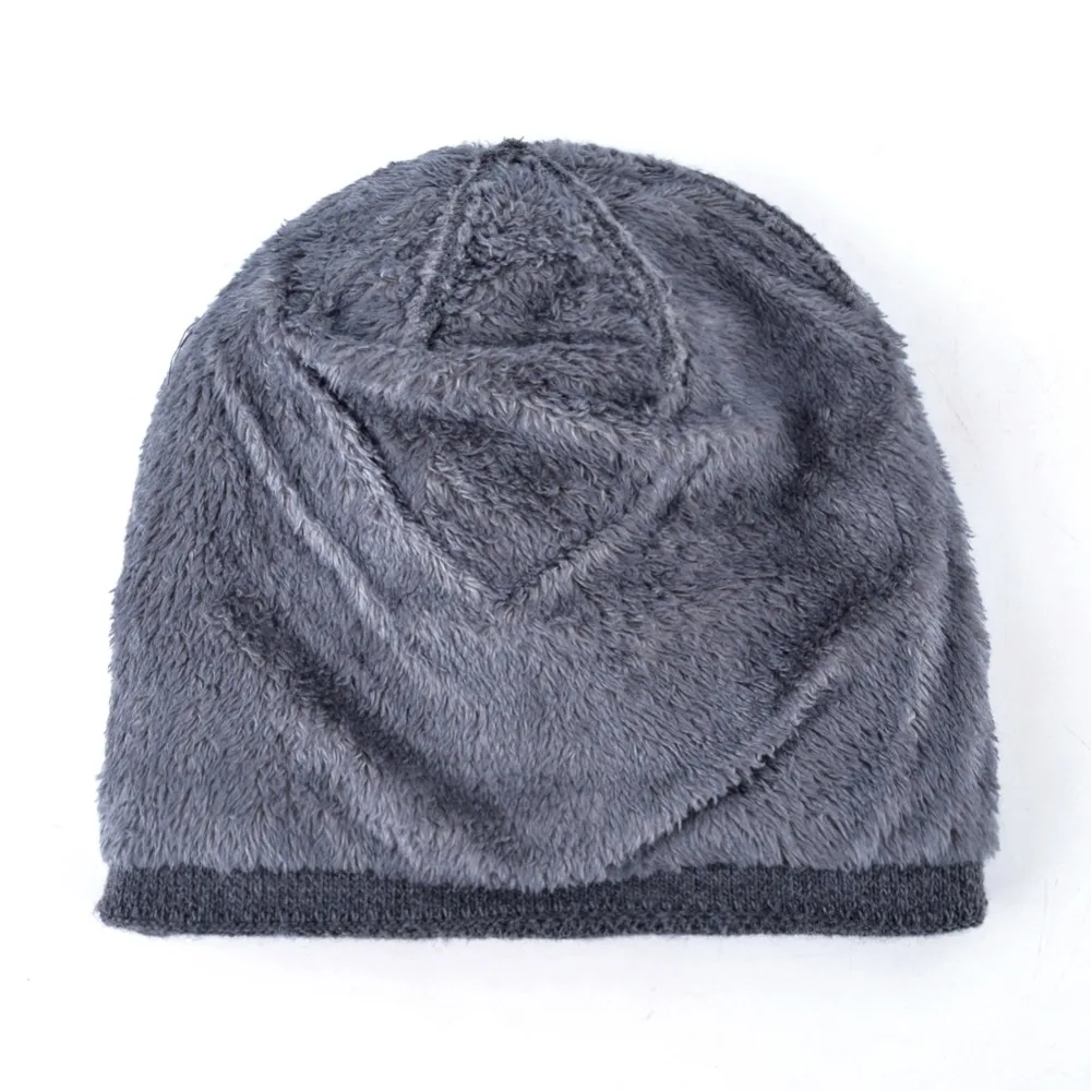 Зимние шапки для мужчин шапочки шарф шляпа набор Вязание Шерсть маска Мужчин's кепки смешанные шерсти ткань колпачки плюс бархат gorros
