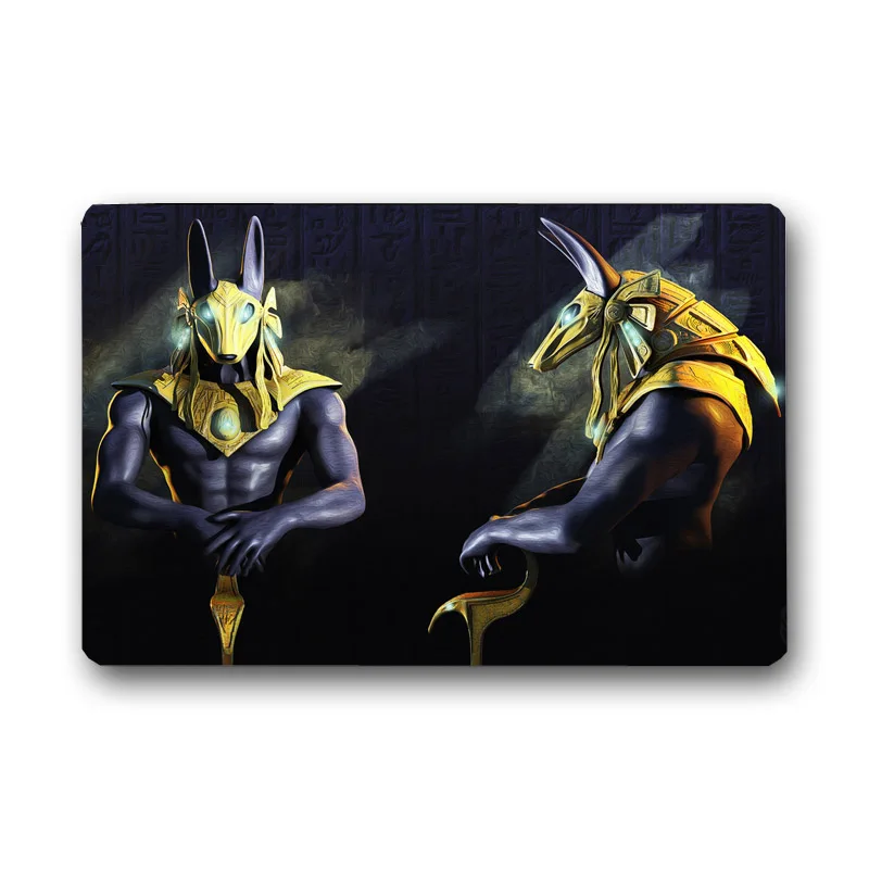 

Anubis Printing Carpets Anti-slip Floor Mat Kitchen Living Room Outdoor Rugs Front Door Mat Bathroom Bathmat