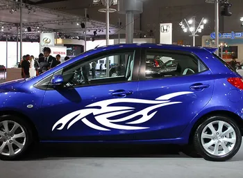 

Car Racing Tribal Stripe 67'' Door Decals for M2 Vinyl Graphics Side stickers ZC382