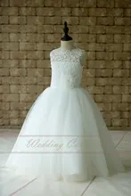 Tulle Lace A Line Flower Girl Dresses for Wedding First Communion Dresses Wedding Party Dress Runway Show Pageant Danceway half sleeve flower girls dresses for wedding tulle princess pageant lace girl communion party dresses mother daughter dresses