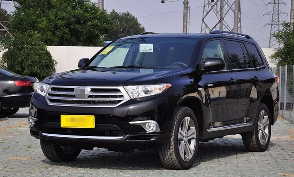 Для Toyota Highlander 2012 2013 Прозрачный автомобильный налобный фонарь с прозрачными линзами, передняя крышка для авто