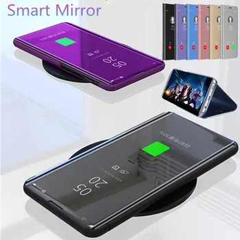 

Luxury Smart Mirror Flip Case For Xiaomi Mi8 mi 9 SE Mi 8 Lite Max 3 Mix 3 2 Mi 6 6X 5X A1 A2 Redmi Note 7 6 Pro Note 5 5A F1