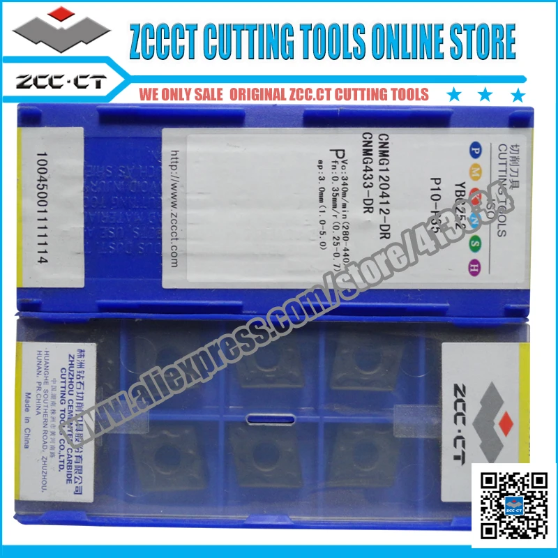 

Free Shipping ZCC carbide turning inserts CNMG CNMM 1 pack