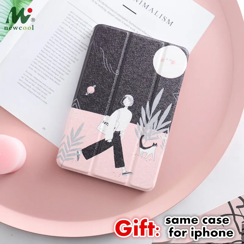 Чехол с откидной крышкой Literal Girl для iPad Pro 9 7 air 10 5 11 2 12 2020 Air2 Mini 3 4 2019 чехол планшета