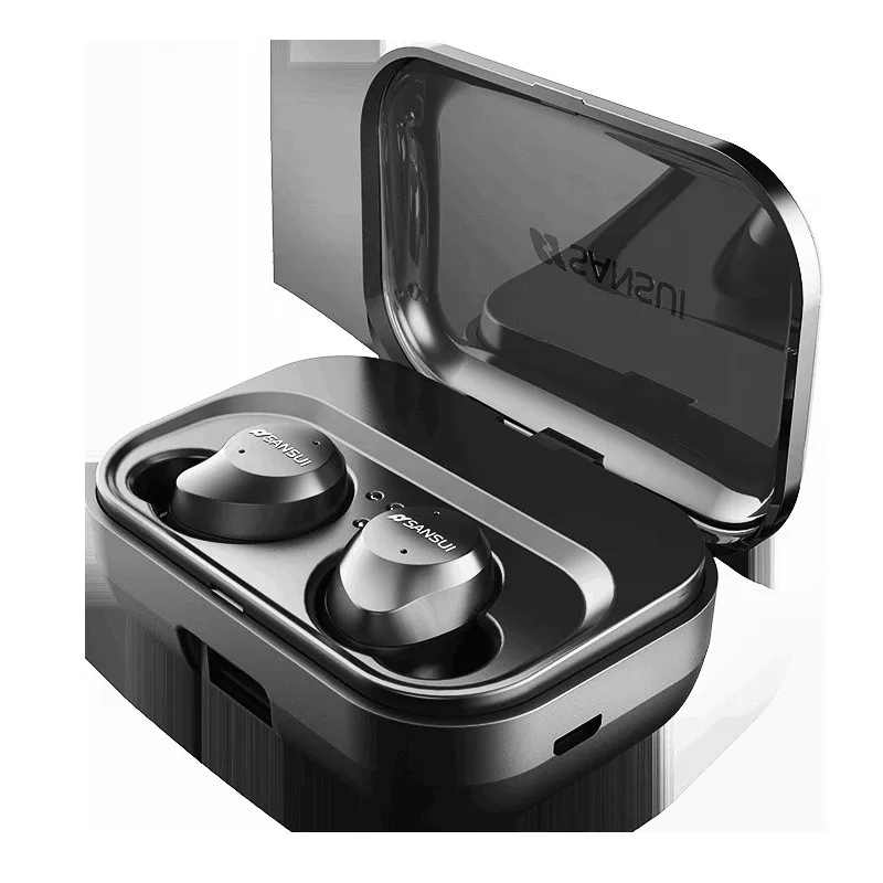 

5.0 Bluetooth Touch Control Hifi Earphone with Mic IPX7 Waterproof TWS Wireless Earbuds Stereo Mic for Phone with Power Bank