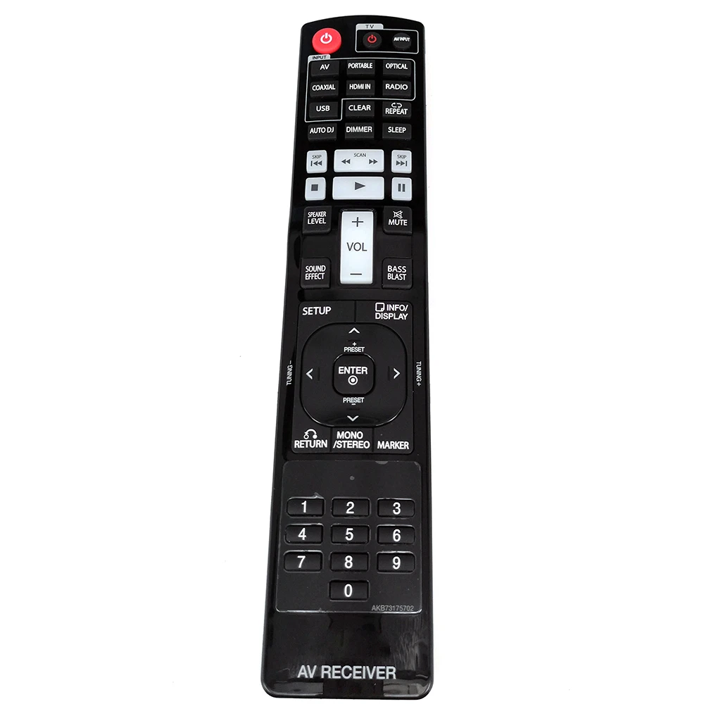 

Original Remote Control For LG TV AKB73175702 AV RECEIVER Audio System Controle Telecommande