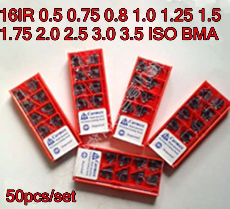 16IR 0 5 75 8 1 25 2 3 ISO BMA 50 шт./st Carmex вставка из нержавеющей стали и стали|Токарный