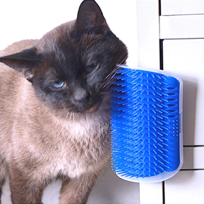Hot Sale Pet cat Comb Brush Massage Device Self Groomer Pet Dog Cat Hair Removal Brush Comb Pet Cat Toys