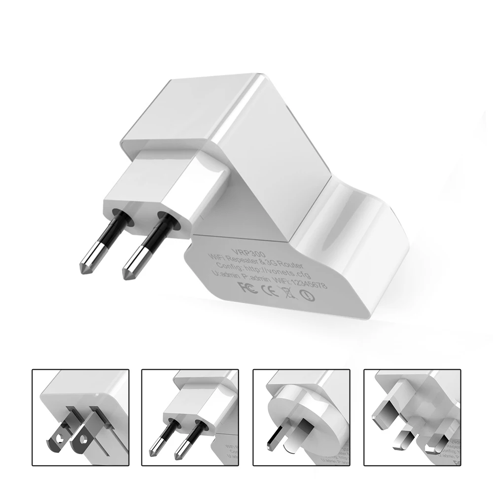 

VONETS 2015 Newest 300Mbps wifi repeater plug 3G/4G Router