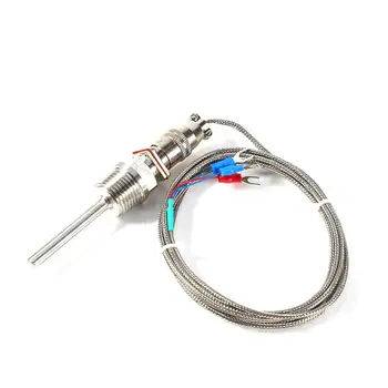 

RTD PT100 A classTemperature Sensor 1/2" NPT Threads with 2 Meter Tin plated copper wire Stainless Steel Temperature Sensor