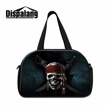

Pirates Shoulder Travel Bags Pattern for Men Cool Skull Traveling Bag Designer Duffle Bags Female Luggage Travel Bag for Guy