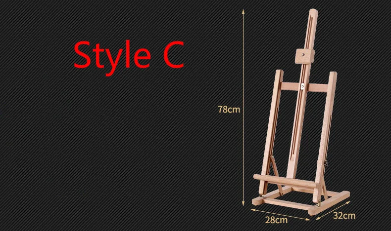 Настольный мольберт маленький настольный мольберт для взрослых студенческий Деревянный Рисунок маслом эскиз мольберт регулируемые складные принадлежности для рисования