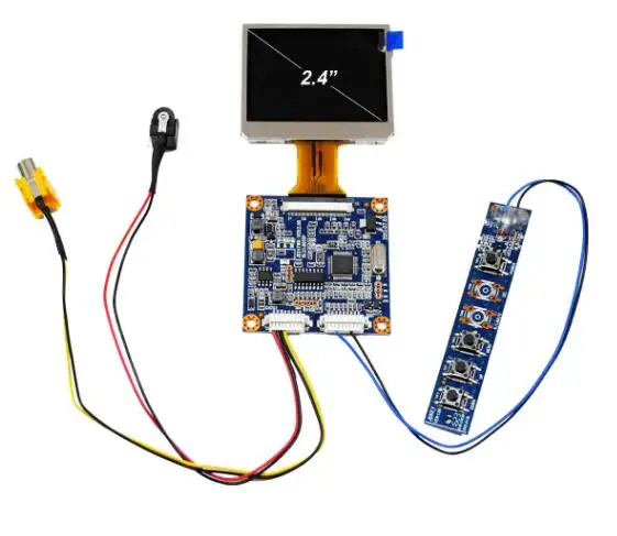 

NoEnName_Null Video AV Drive Board + 2.4 inch TFT LCD Screen 480*234 (PAL/NTSC System OSD Menu)