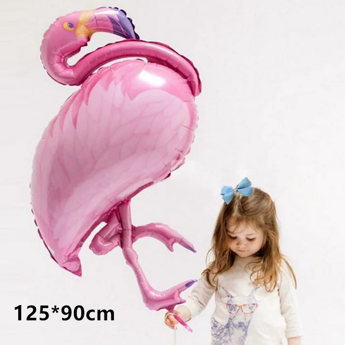 Большой 98x97 см розовая Корона воздушные шары Фламинго День рождения Свадебные шары праздник фестиваль животных мяч Детская игрушка