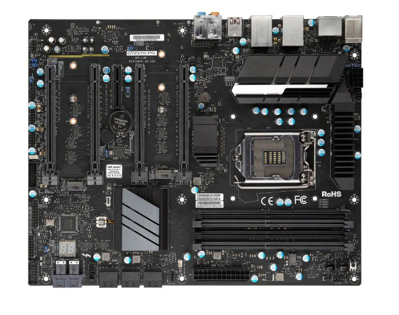  OEM C7Z270-PG Workstation Motherboard Z270 DDR4 Dual Gigabit i7 / i5 / i3 DP Interface M.2