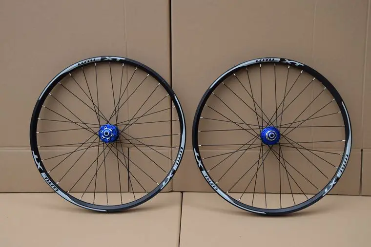 Discount free shipping lutu xt wheelset  MTB Mountain Bike 26 27.5 29er 32H Disc Brake  11 Speed No carbon bicycle wheels Super good! 3