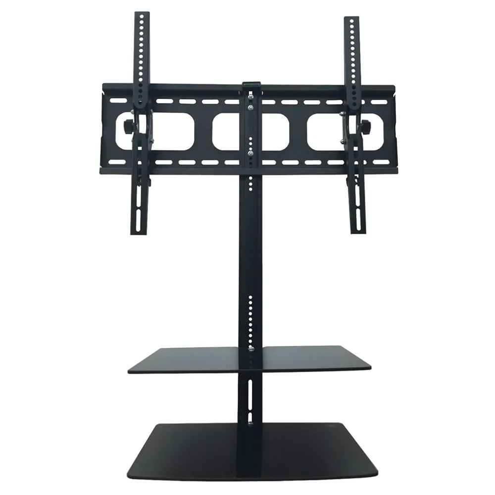 

Durable Wall Mount TV Bracket 32- 65inch Screen Size Shelves Adjustable Television Stand Portable LCD LED TV Holder Metal