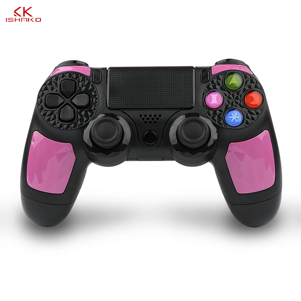 

For Sony PS4 Bluetooth Wireless Gamepad Joystick for Sony Playstation 4/PS3 Pro Slim with 3.5mm Headset Plug Accessories Pink