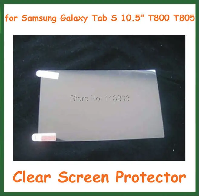 5 шт. Ultra Clear Экран протектор Защитная Плёнки для Samsung Galaxy Tab S 10." T800 t805 Планшеты PC 10." Нет розничный Вышивка Крестом Пакет