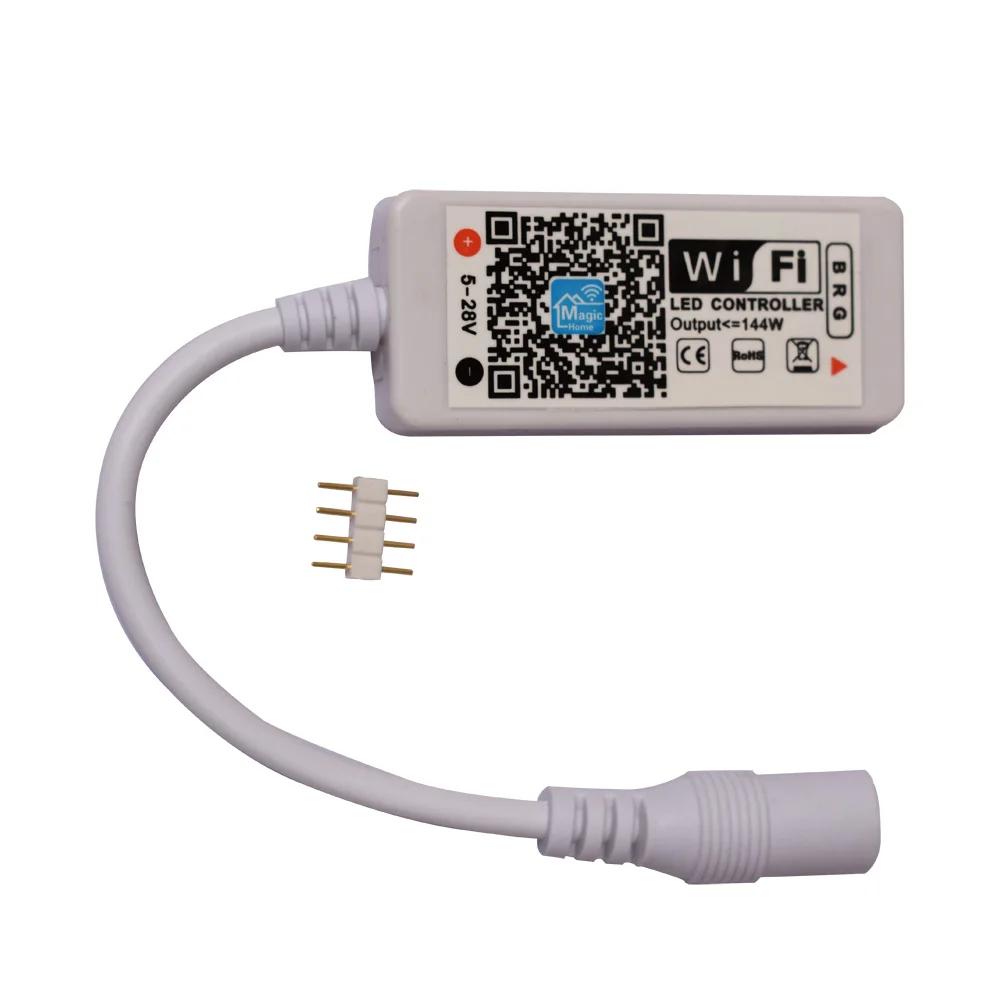 DC5 28V мини LED Wifi RGB контроллер Iphone Ipad IOS/Android мобильный телефон беспроводной RGB/RGBW