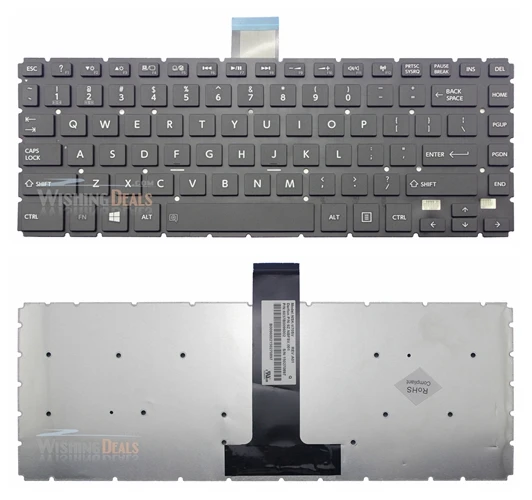 US Backlit Keyboard For Toshiba Satellite E45-B E45D-B E45DT-B E45T-B US SHIP