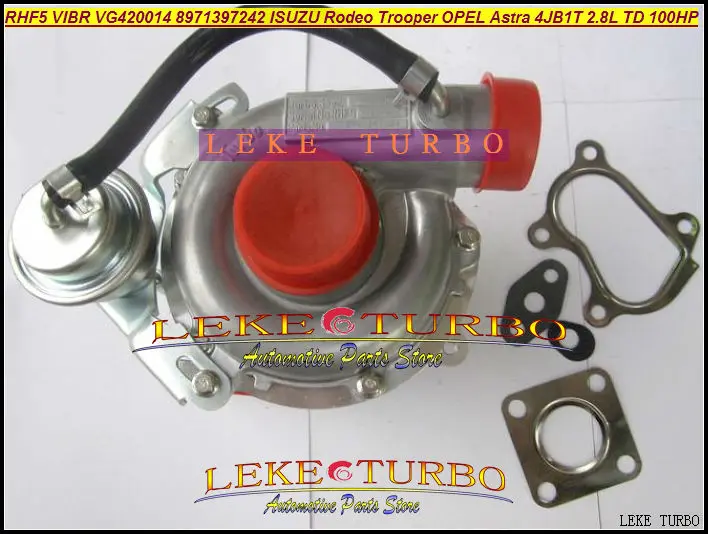 

Turbo RHF5 8971397243 4T-504 VA420014 VB420014 VF420014 VG420014 Turbocharger For ISUZU Rodeo For VAUXHALL 98-04 4JB1T 4JB1 2.8L