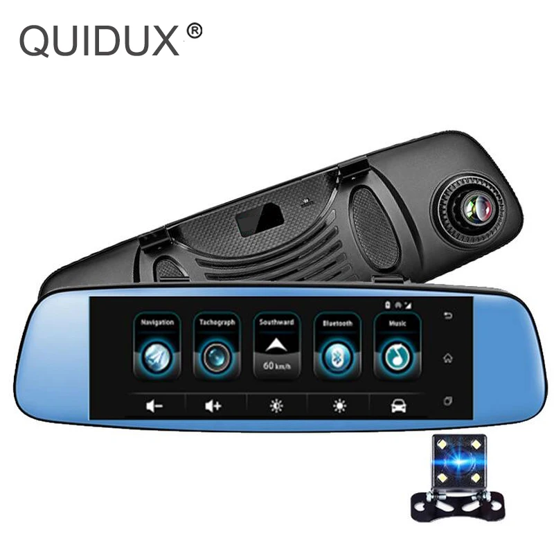 QUIDUX 3G умная камера заднего вида Android 8 &quotАвтомобильный видеорегистратор с