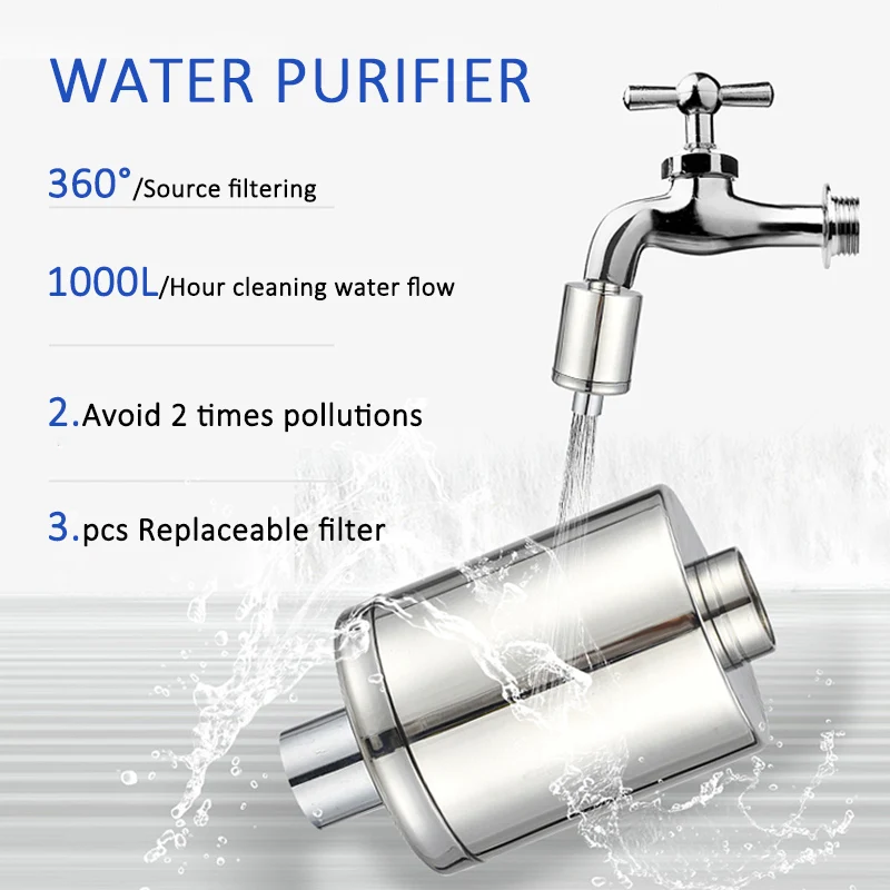 Tap Water Purifier Kitchen Faucet Washable Ceramic Percolator Mini Water Filter Filtro Rust Bacteria Removal Replacement Filter Tap Water Purifier Kitchen Faucet Washable Ceramic Percolator Mini Water Filter Filtro Rust Bacteria Removal Replacement Filter