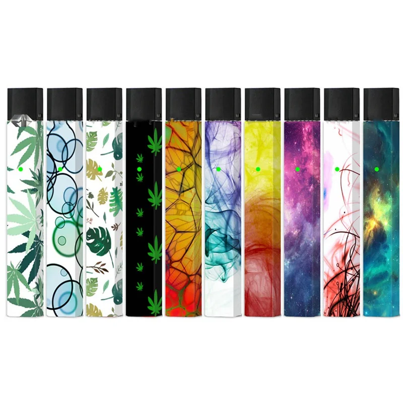

Fashion STICKER 10 Pattern 2.5D Stereo Film Sticker 3M Adhesive Printing Label Skin For Juul