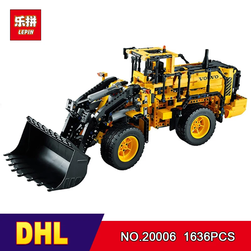 

DHL LEPIN 20006 1636pcs technic series Volvo L350F wheel loader Model Building blocks Bricks Compatible with 42030