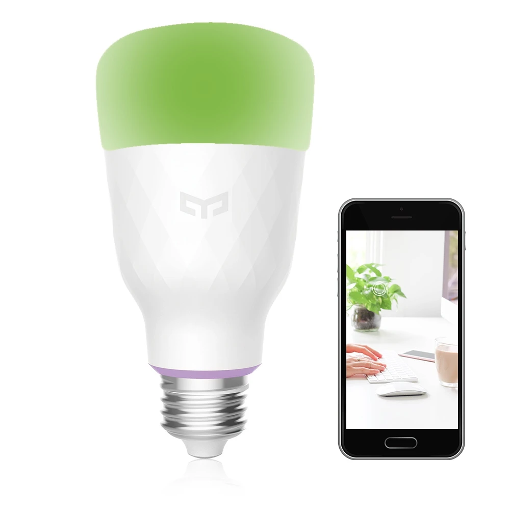 YEELIGHT 10 W RGB E27 WiFi contrôle vocal sans fil ampoule intelligente