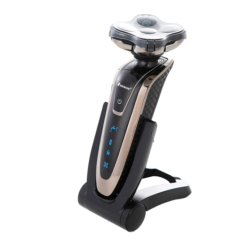 

Shinon 3In1 Waterproof Shaver Rechargeable Electric Shaver Set Wet Dry Electric Razor For Men Face Care 5D Floating Shaving Ma