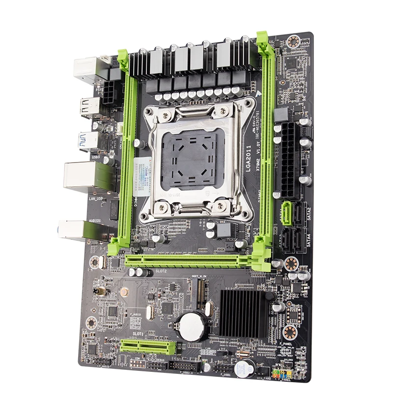 X79 m Placa base con Xeon E5 2620 V2 2x8 Гб 16 1600 МГц DDR3 ECC memoria de зарегистрированный ATX USB3.0 SATA3 PCI E NVME m2