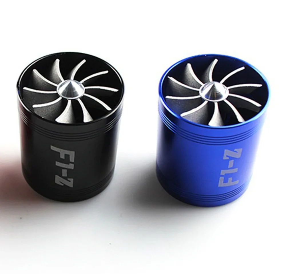 DEDC Car Modification Turbo Air Intake Turbine Gas Fuel Saver Fan Turbo