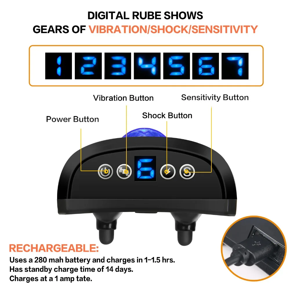 Goede Dog Bark Collar Oplaadbare Anti Barking Training Kraag Reflecterende Halsband voor Kleine Medium Grote Honden Upgraded Flash werk