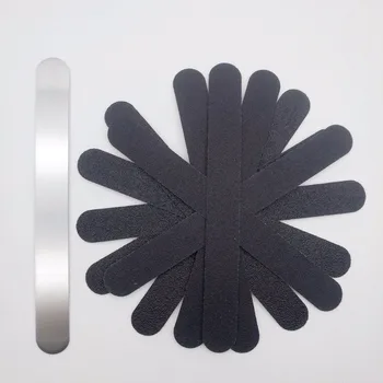 

Double Sided Nail File Calluses Remover Manicure Nail Art Stainless Steel Handle Sand Paper with 10 pcs Replacement Sand Paper
