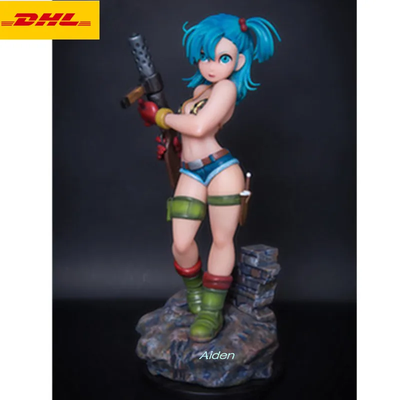 

11" Anime Sexy Figures Statue Dragon Ball Bust Buruma Full-Length Portrait Bulma GK Action Figure PF Toy BOX 29CM B1368